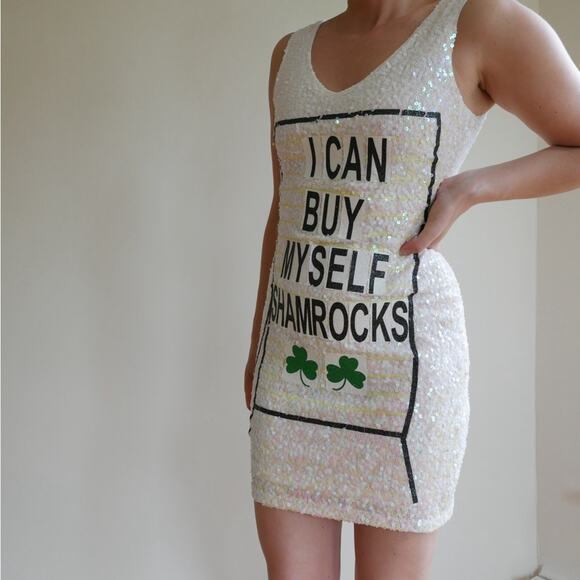 Mel The Clothing Custom Sequins Dress Womens Small - Picture 2 of 8